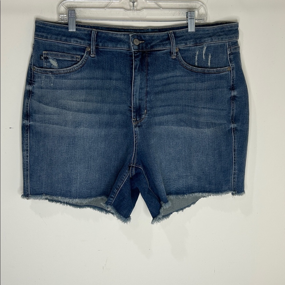 Judy Blue Curvy Lilly Tummy Control High Rise Shorts 3XL JB150235 - Picture 4 of 15